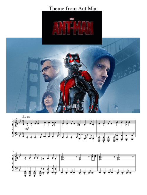 Theme From Ant Man – Ant Man