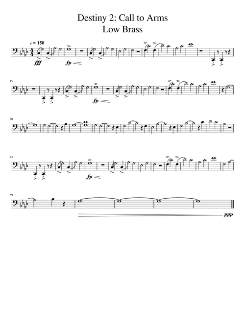Destiny 2 Call to Arms Low Brass