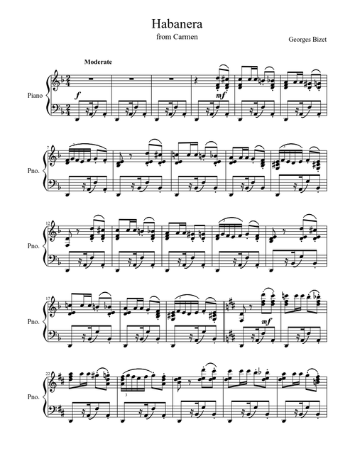 Habanera from Carmen