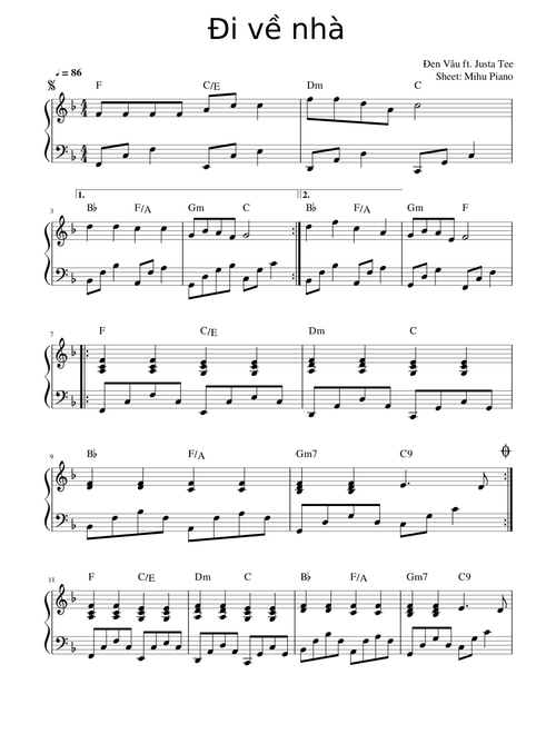 Đi về nhà - Đen Vâu Ft. Justa Tee