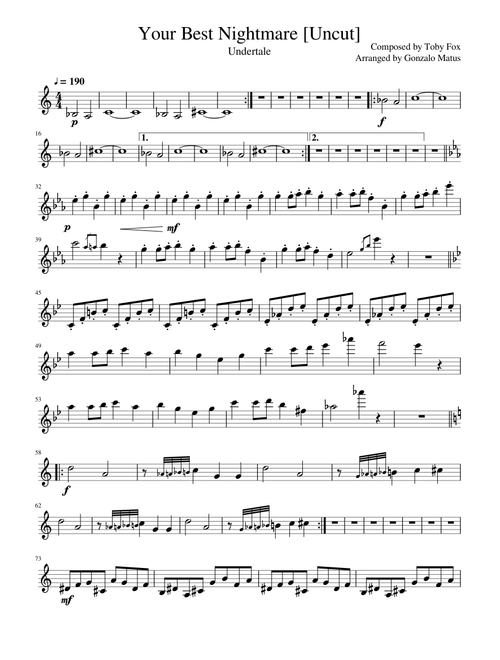 Your Best Nightmare [Uncut] - Violin Solo