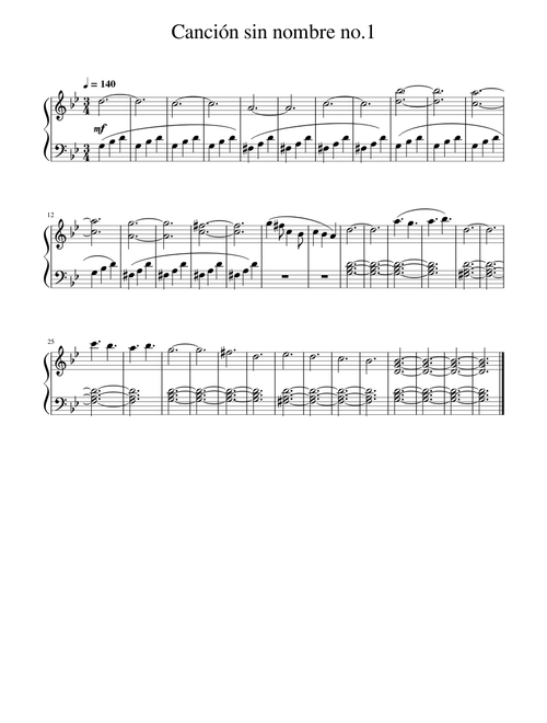 Canción sin nombre no.1