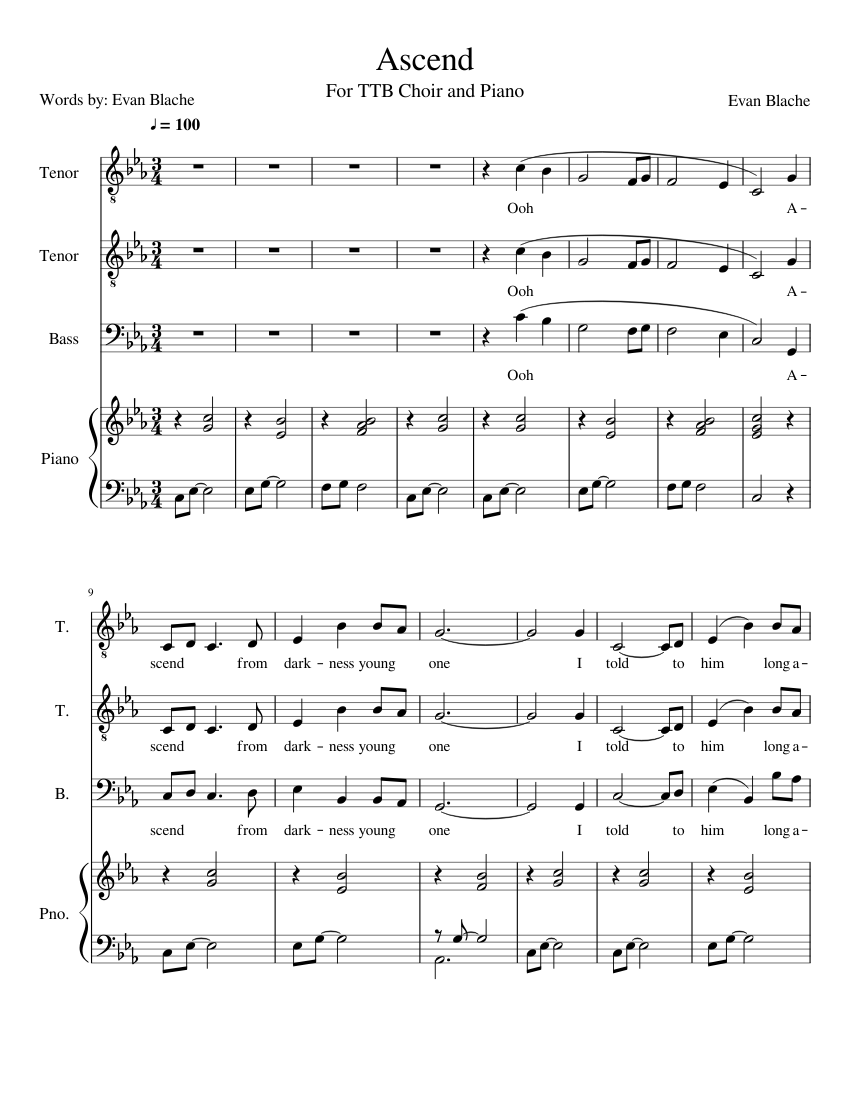 Ascend - piano tutorial