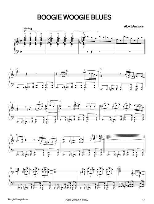 Boogie Woogie Blues – Albert Ammons