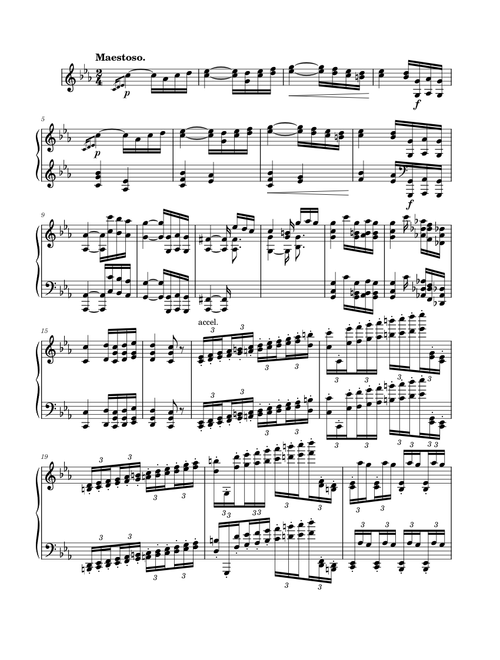 Loudan - Paganini Etude No. 4 "Maestoso" L. 9