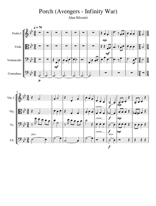 Porch - Avengers: Infinity War (String Quartet)