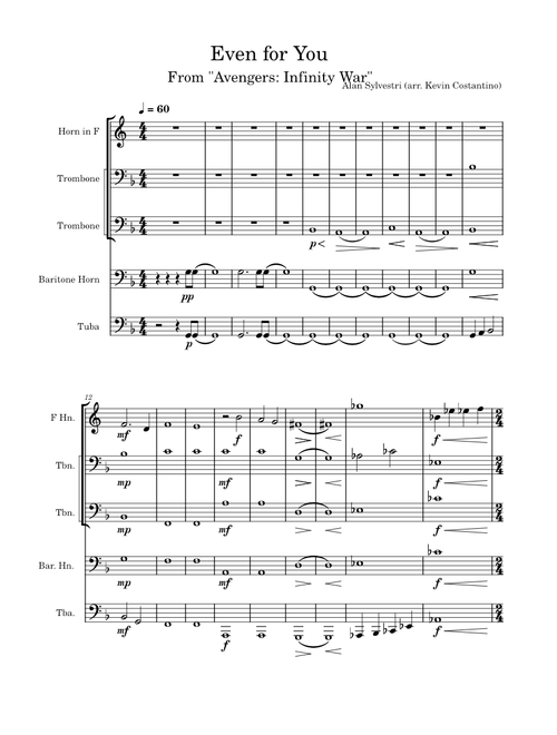 Even For You – Alan Silvestri