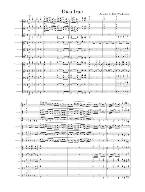 Dies Irae – unknown composer