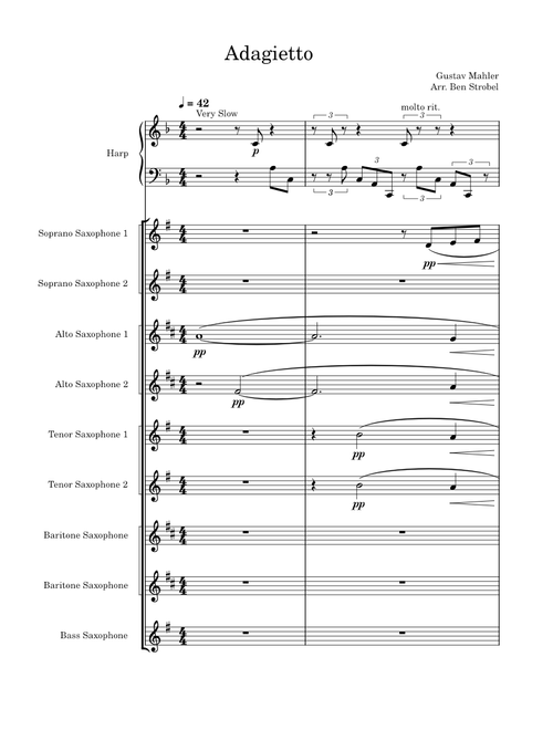 Adagietto from Symphony No.5 (4th Movement) – Gustav Mahler