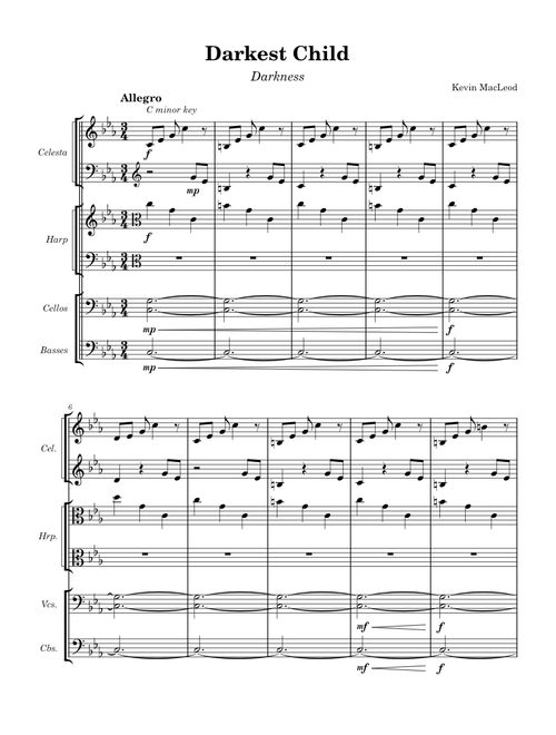 'Darkest Child' in C minor – Kevin MacLeod