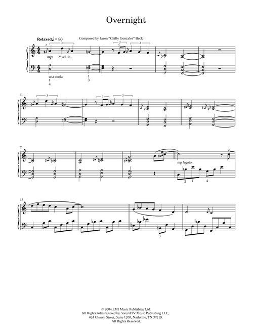 Overnight - Chilly Gonzales