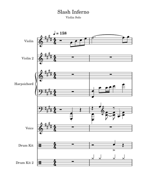 Slash Inferno Violin Solo