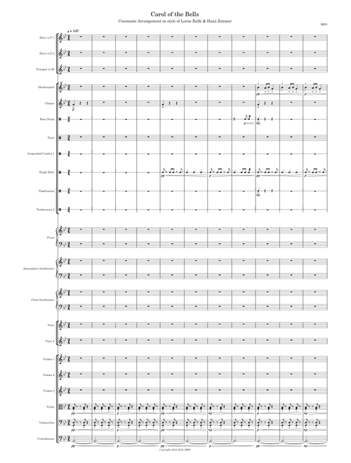 Carols of the Bells | Cinematic Arrangement - MHS
