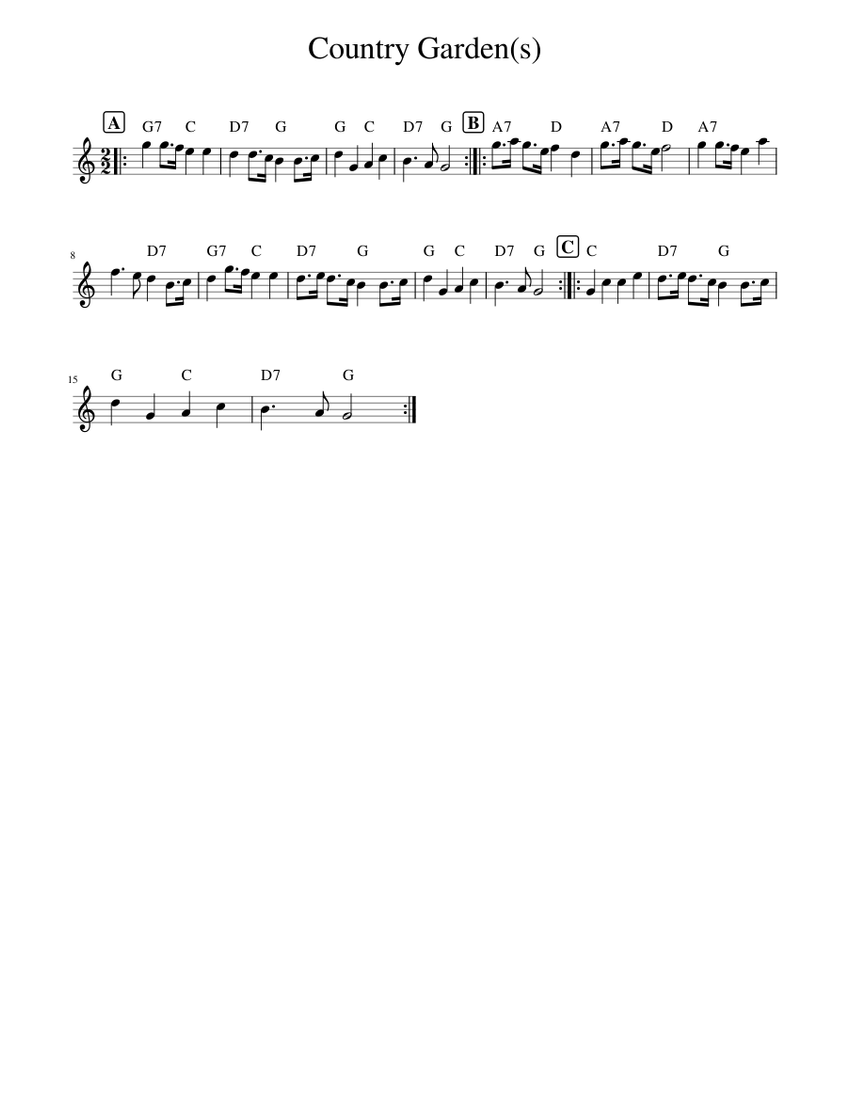 カントリーソング譜面本2冊セット　Country time、 Country Garden(s) Sheet Music for Piano (Solo) Easy