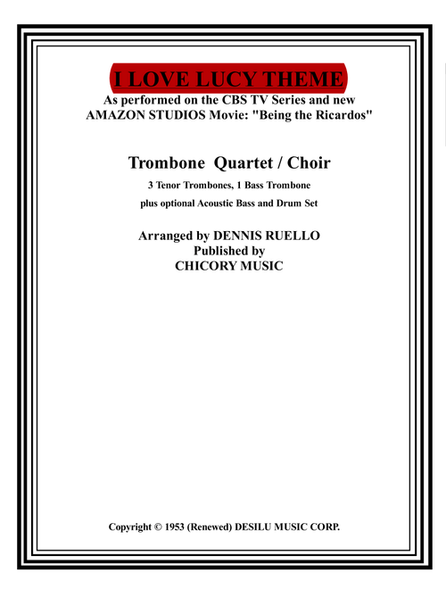 I Love Lucy (Arr. Dennis Ruello) - Eliot Daniel (Brass Ensemble)