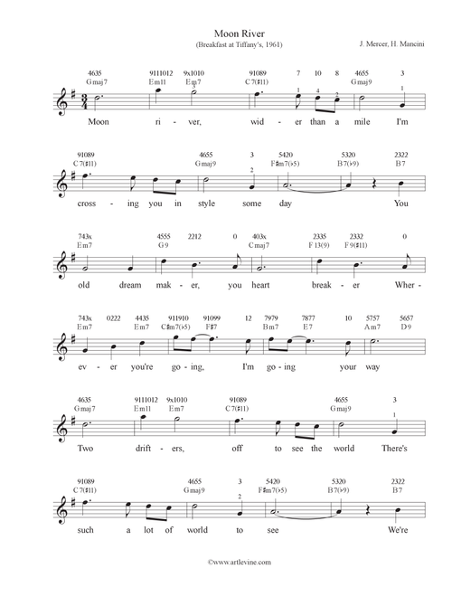 Moon River (Arr. Art Levine) - Henry Mancini (Instrumental Duet)