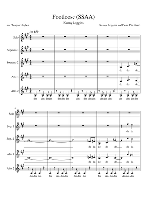 Footloose Sheet Music for Trombone, Euphonium, Tuba, Flute & more
