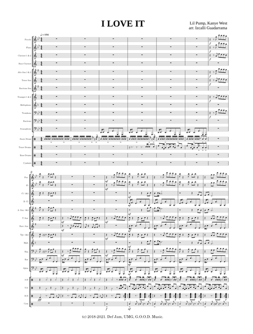 I LOVE IT (Marching Band Arrangement)