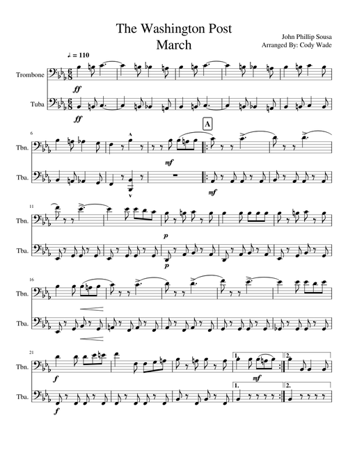 The Washington Post March – John Philip Sousa
