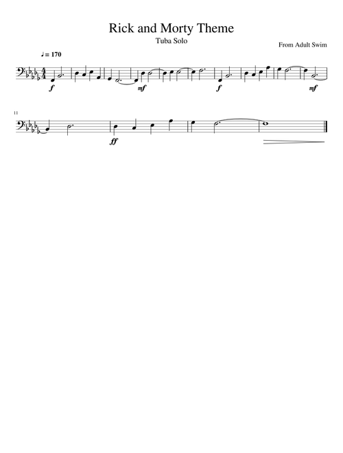 Rick and Morty Theme