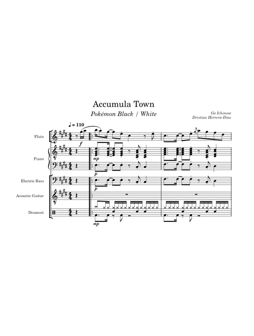 Accumula Town - Pokémon Black / White