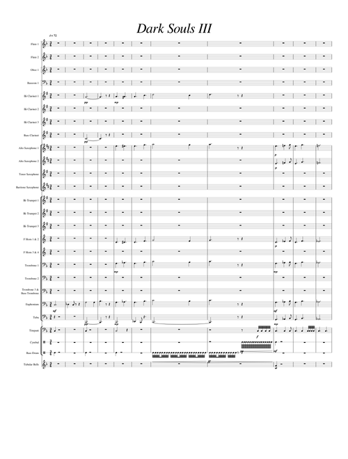 Dark Souls III Medley for Band (WIP)