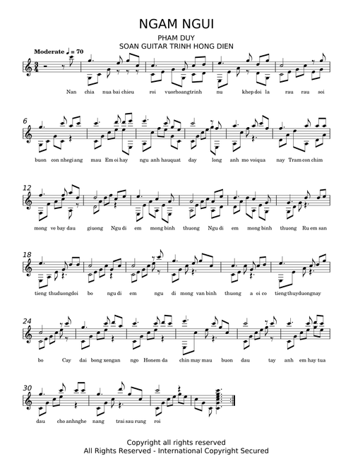 NGAM NGUI – PHAM DUY