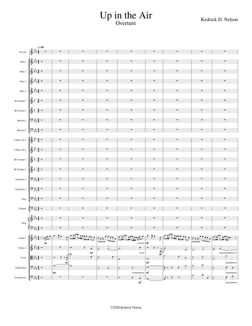 Up in the air piano tutorial