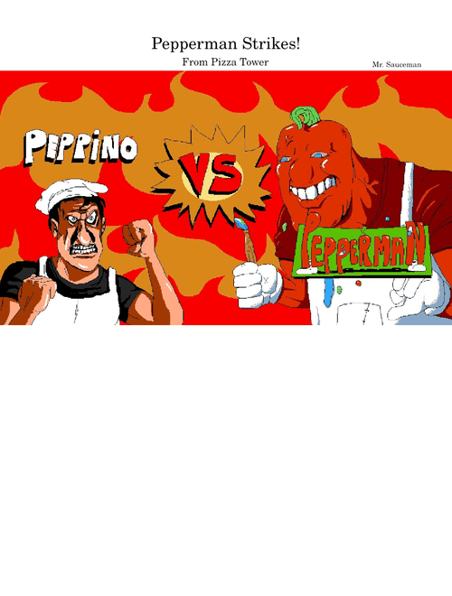 Pepperman Strikes! – Ronan "Mr. Sauceman" de Castel, ClascyJitto & Post Elvis | Pizza Tower OST