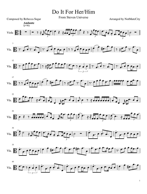 Do it For Him/Her (Viola)