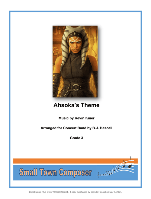 Ahsoka's Theme (Arr. B.J. Hascall) - Kevin Kiner (Concert Band)