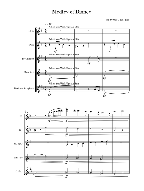 Medley of Disney
