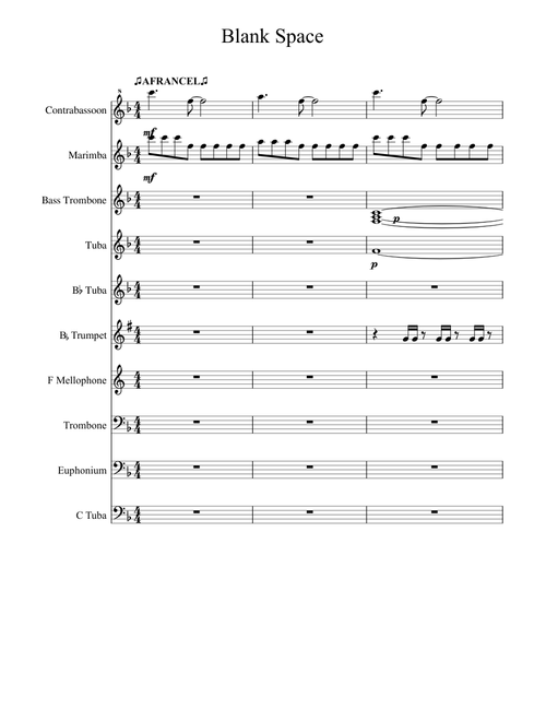 Blank Space – Taylor Swift (afrancel)