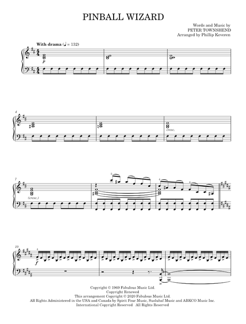 Pinball wizard - The Who (Piano Solo)
