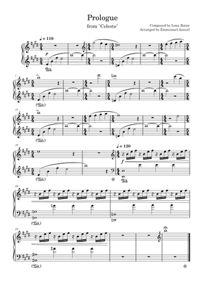 Prologue (Celeste) Sheet Music for Piano, Guitar, Drum group, Harp
