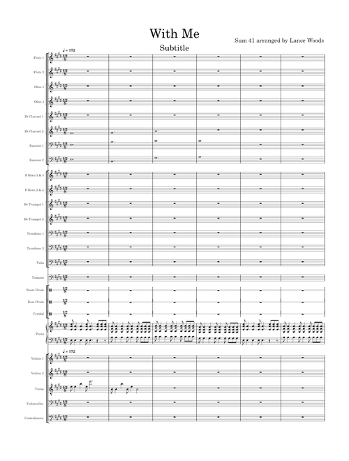 With Me - Sum 41 (for orchestra)