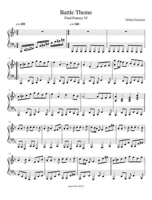 Final Fantasy VI Battle Theme