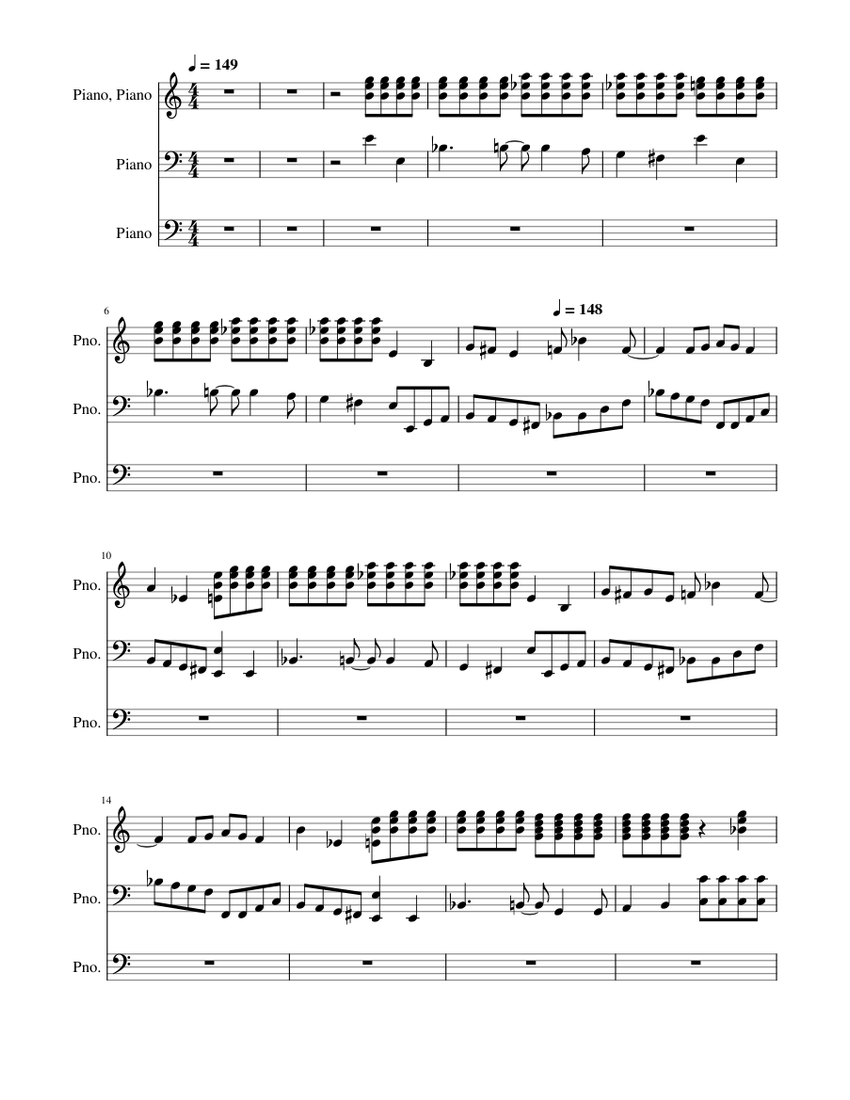 Agatha All Along Wandavision Sheet music for Piano (Piano Duo