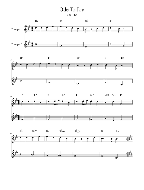 Ode To Joy - Ludwig van Beethoven