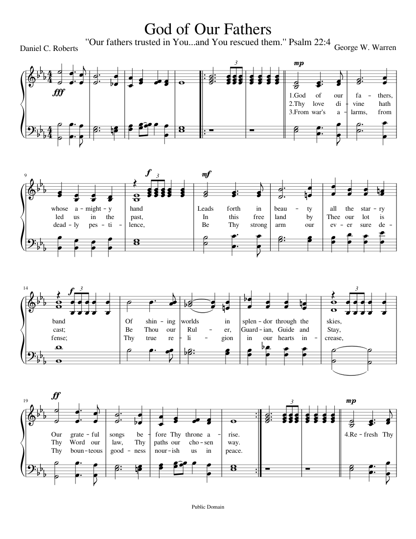god-of-our-fathers-sheet-music-for-piano-satb-musescore