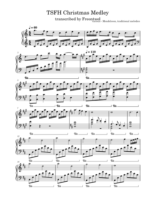 Epic Christmas Piano Medley TSFH