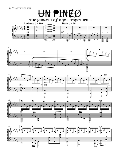 Un Pineo - Solo Composing