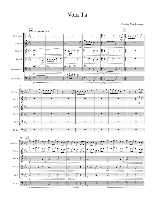 Voia Ta, Voia Ta, Doamne in veci Voia Ta – Nicolae Moldoveanu