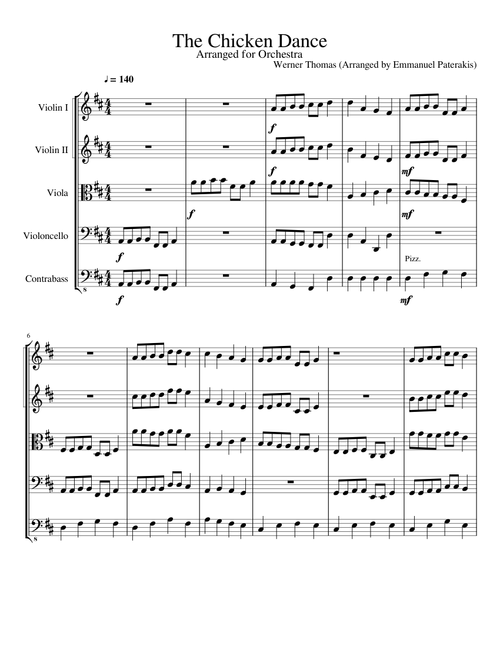 The Chicken Dance (for orchestra)