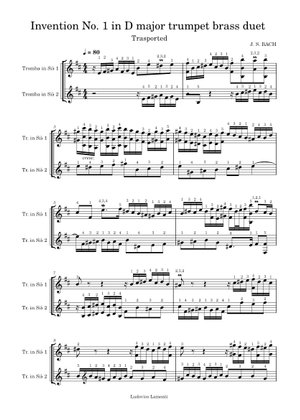 洋楽 CD W-Piano INVENTION Bach: Invention 1 in C Major, BWV 772 (Urtext Edition) - YouTube