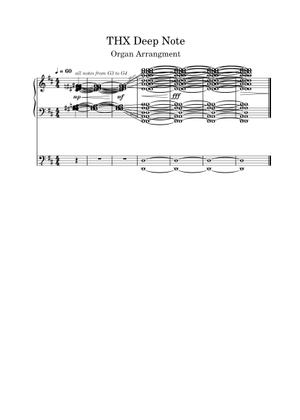 THX logo Theme – James A. Moorer THX logo theme Sheet Music for ...