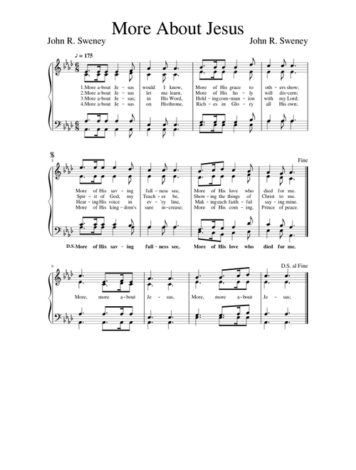 323 More About Jesus