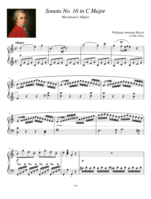 Sonata No. 16 in C Major