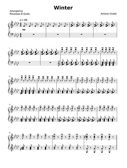 Vivaldi - Winter (Rousseau Version [Original])