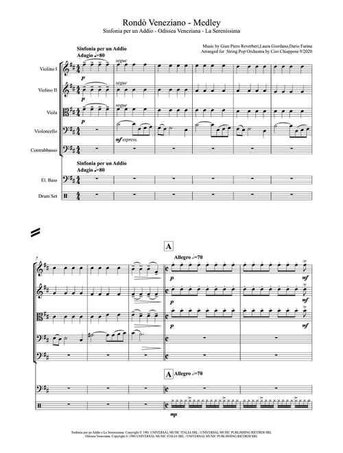 La Serenissima (Arr. Ciro Chiapponi) - Various Artists (Orchestra)